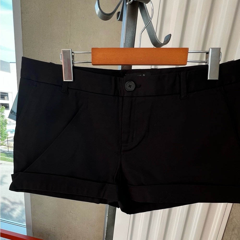 Talula Black Bermuda Shorts Modern Tailored Fit